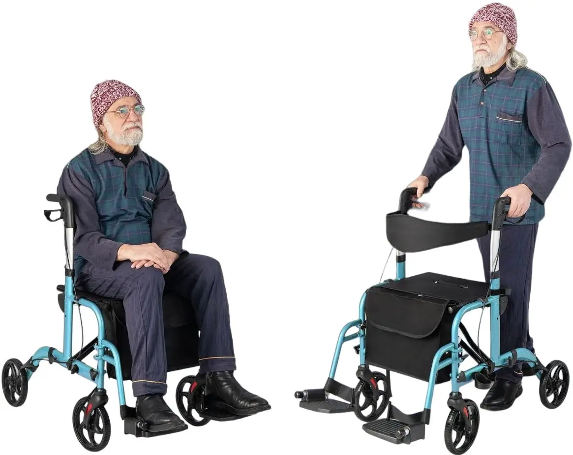 Роллатор ортопедический Costway JH10012NY (Blue) - 2