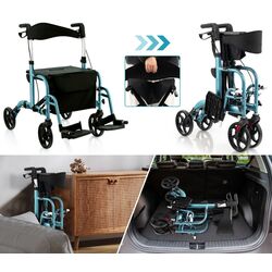 Роллатор ортопедический Costway JH10012NY (Blue) Thumb