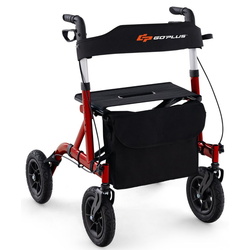 Rolator ortopedic Costway JH10021RE (Black/Red)