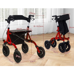 Rolator ortopedic Costway JH10021RE (Black/Red) Thumb