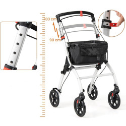 Rolator ortopedic Costway JH10023WH (White) Thumb