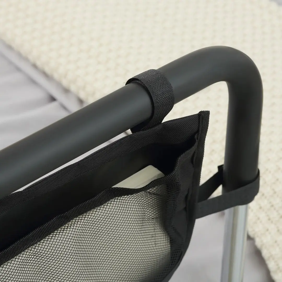 Maner pentru pat Homcom 713-129V00SR (Silver/Black)