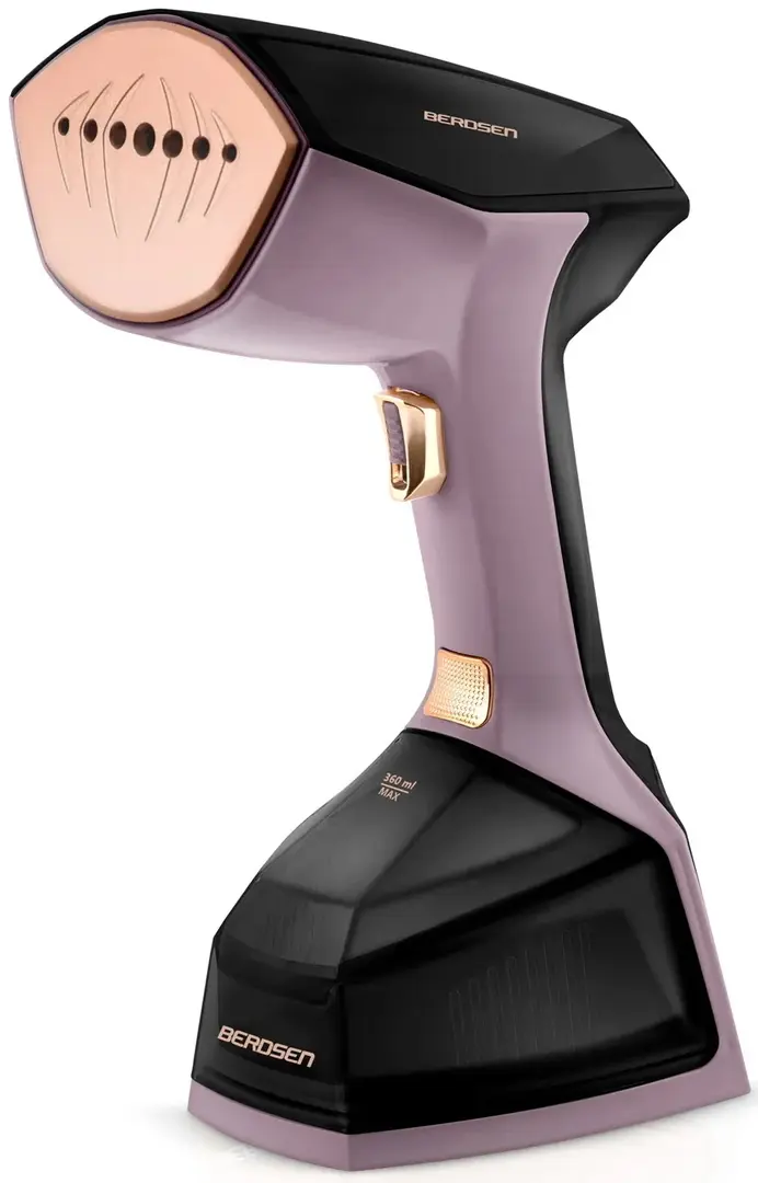 Aparat de calcat cu aburi Berdsen BD-300 330000 (Black/Pink)