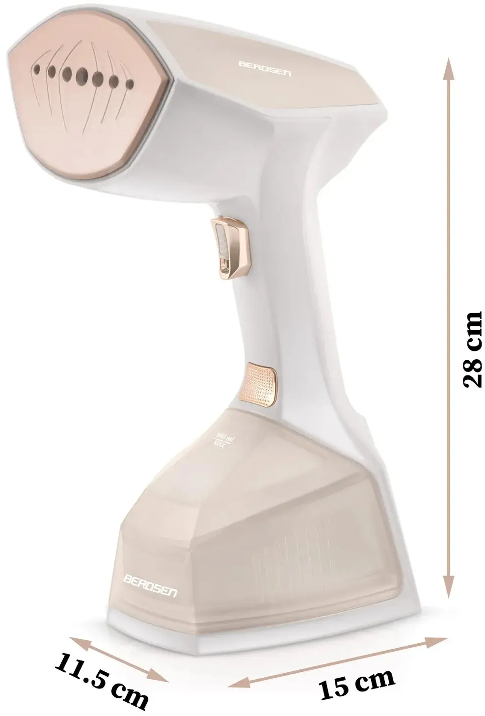 Aparat de calcat cu aburi Berdsen BD-300 330001 (White/Beige) - 2