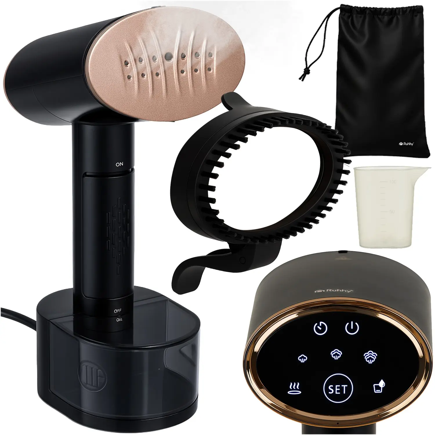 Aparat de calcat cu aburi Ruhhy 26339 (Black)