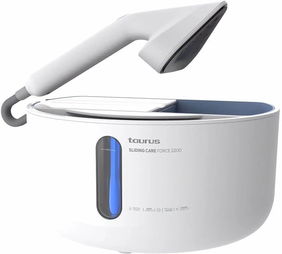 Aparat de calcat cu aburi Taurus Sliding Care Force 2200 (White)