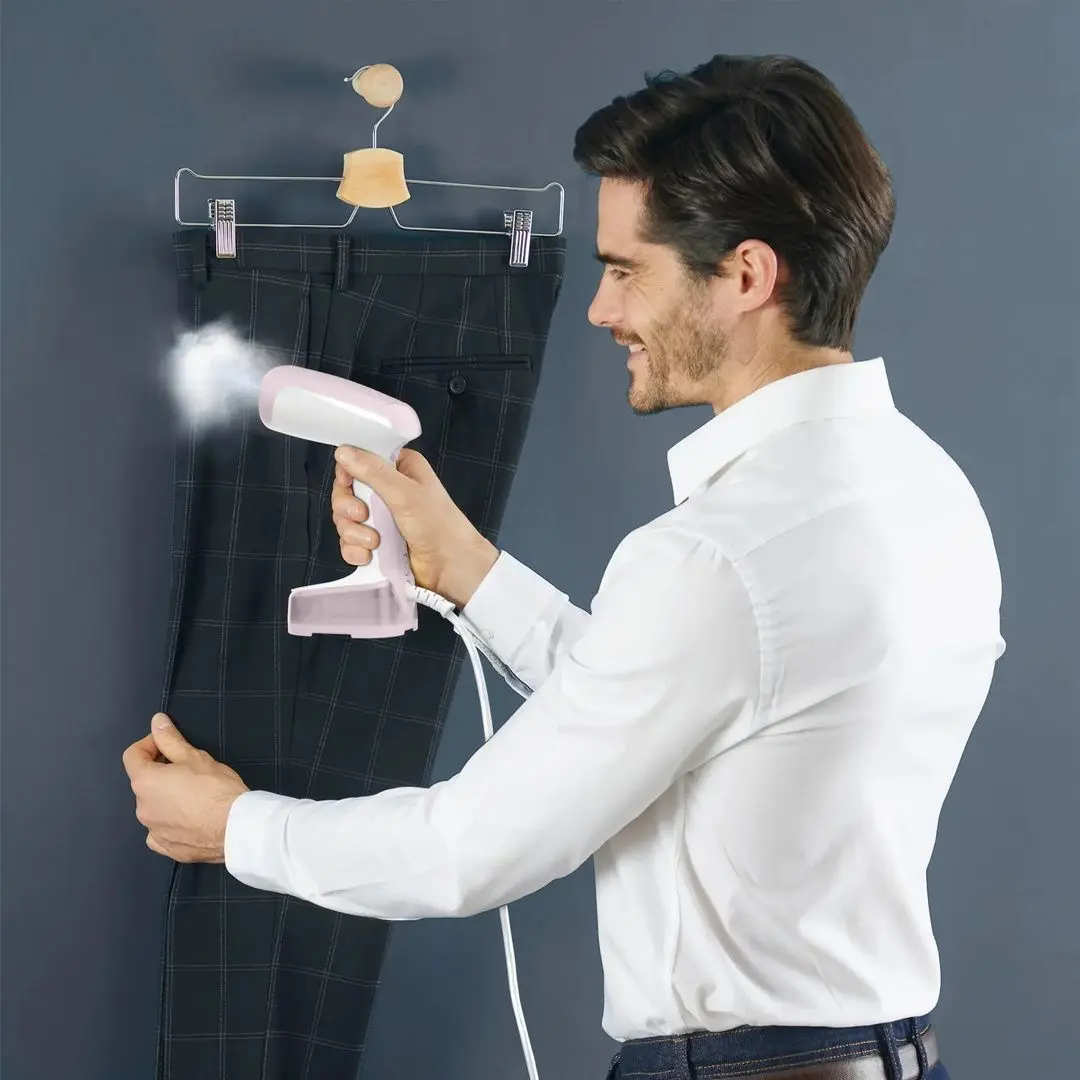 Aparat de calcat cu abur Tefal Access Steam Pocket DT3050E1 (White/Pink)