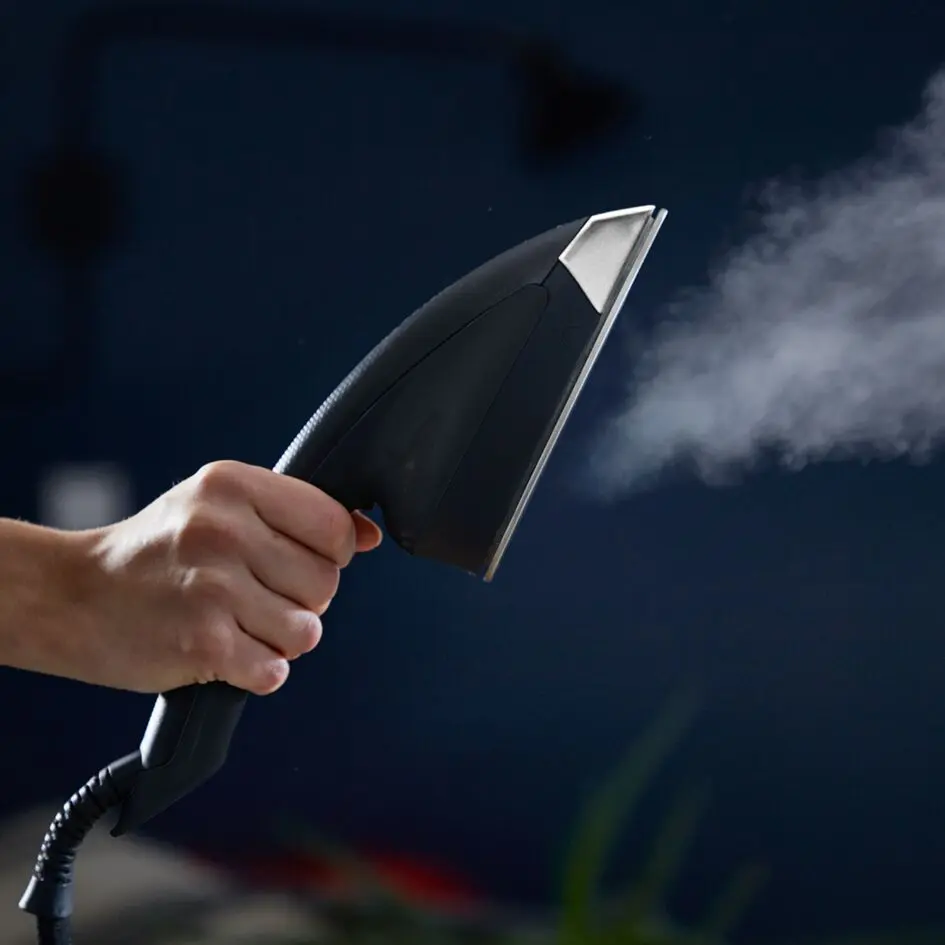 Aparat de calcat cu aburi Tefal Ixeo Power QT2022E1 (Black/Blue)