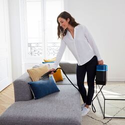 Aparat de calcat cu aburi Tefal Ixeo Power QT2022E1 (Black/Blue) Thumb