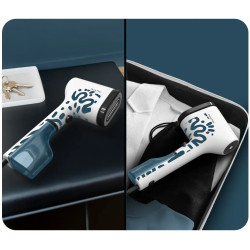 Aparat de curatat cu aburi Tefal Pure Pop Home & Travel DT2040E1 (White/Blue) Thumb