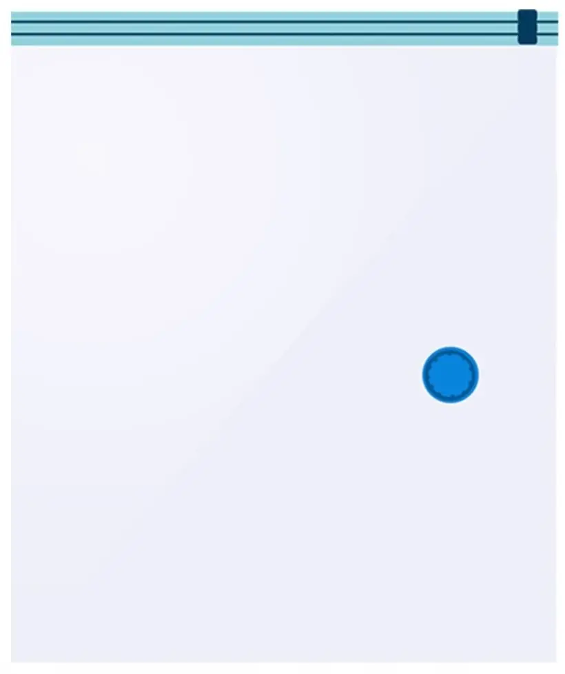 Set saci de vid Ruhhy 23538 (Transparent/Blue) - 2