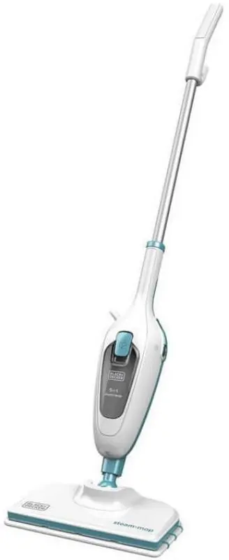Mop cu aburi Black&Decker FSMH13E5 (White/Blue)