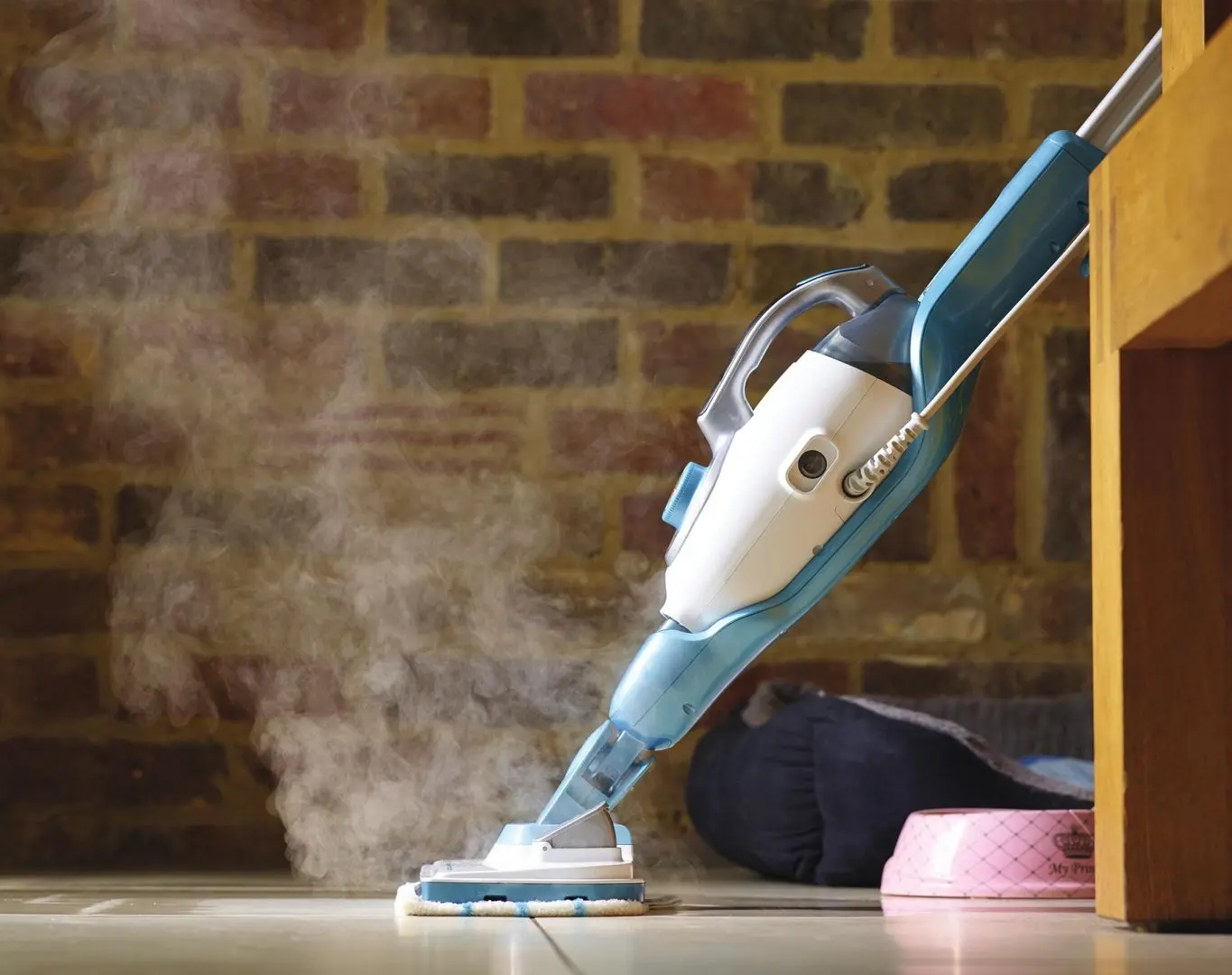 Паровая швабра Black&Decker Steam-mop FSMH1351SM (Blue/White) - 9