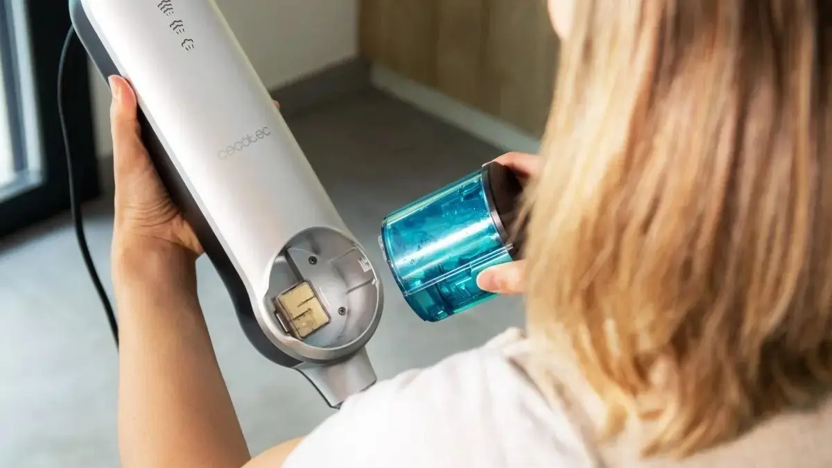 Mop cu aburi Cecotec HydroSteam 3030 Active (Silver/Blue)