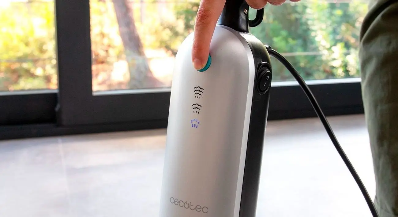 Mop cu aburi Cecotec HydroSteam 3030 Active (Silver/Blue)