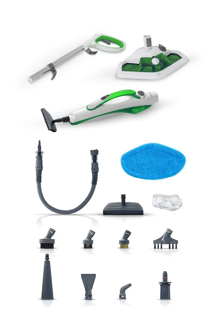 Паровая швабра 2в1 Concept CP2010 (White/Green)