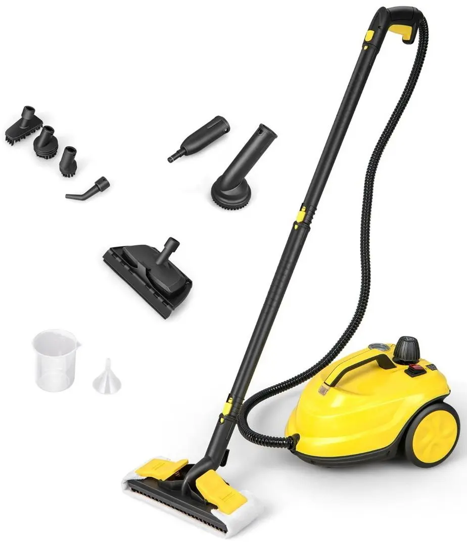 Пароочиститель Costway ES10359DE-YW (Yellow/Black)