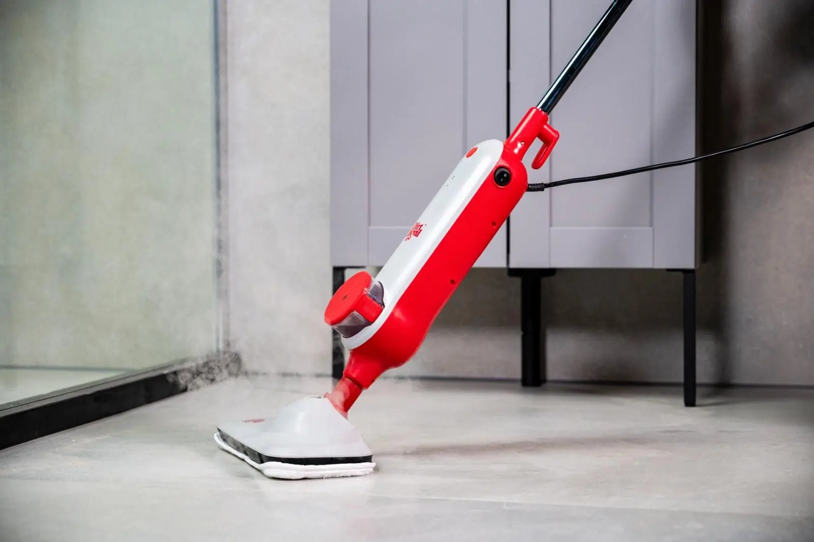 Mop cu aburi Dirt Devil DD7002 (White/Red)