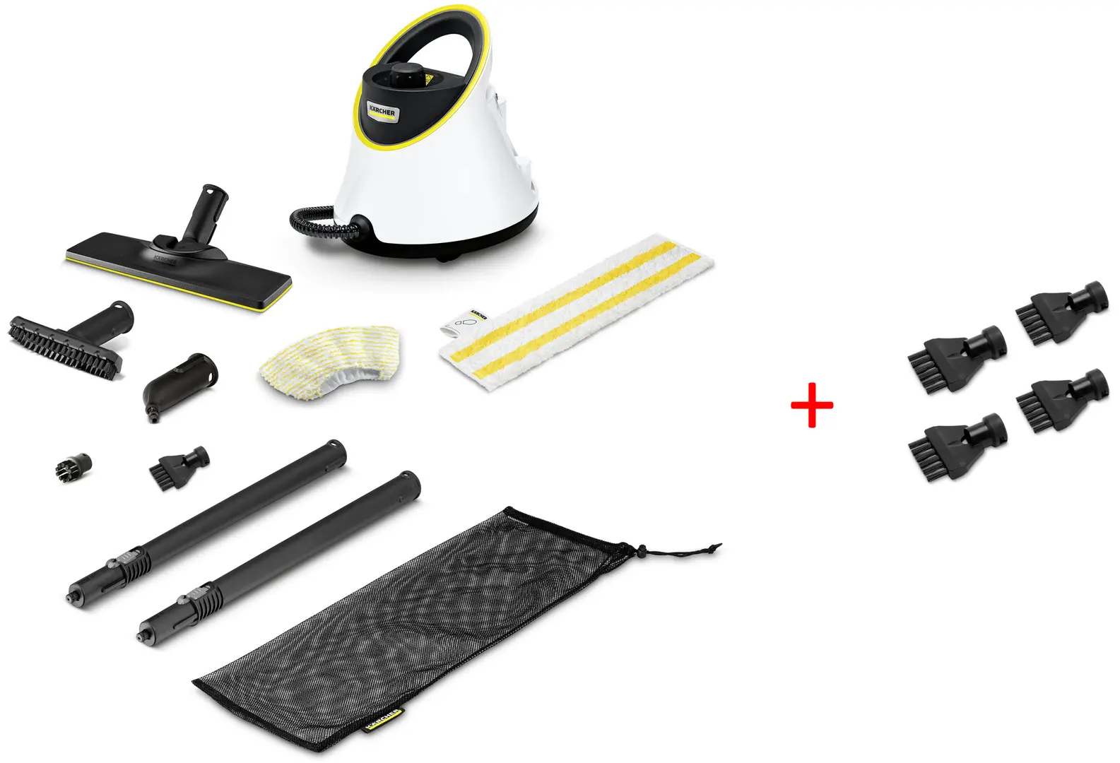 Aparat de curatat cu aburi Karcher SC 2 Deluxe Set (White)