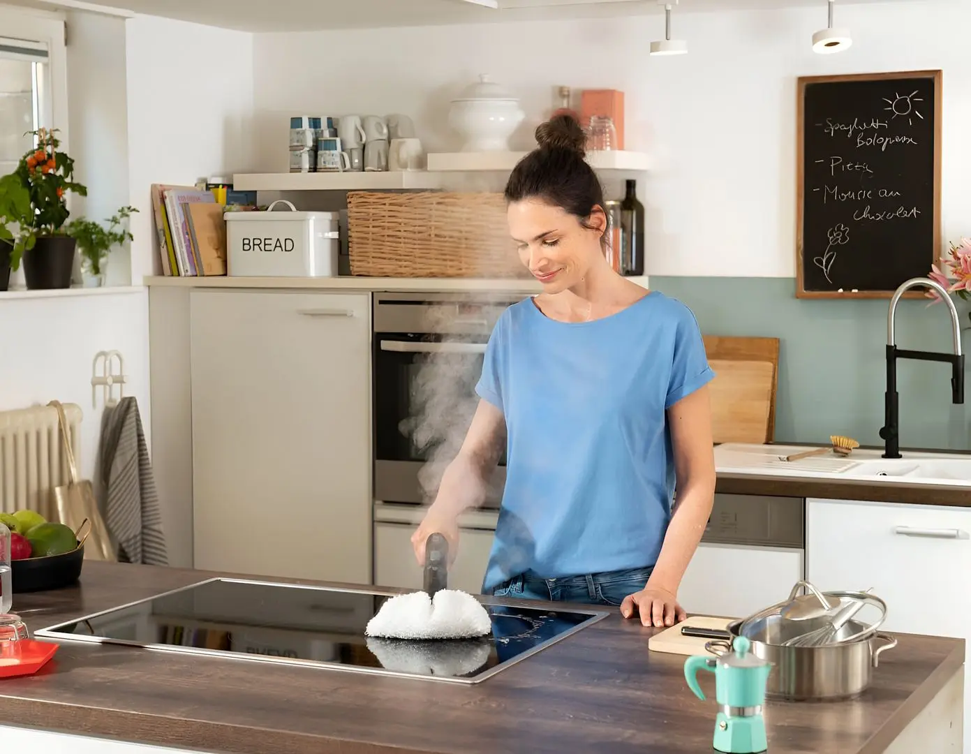 Aparat de curățat cu abur Karcher SC 3 Deluxe EasyFix (White/Black)