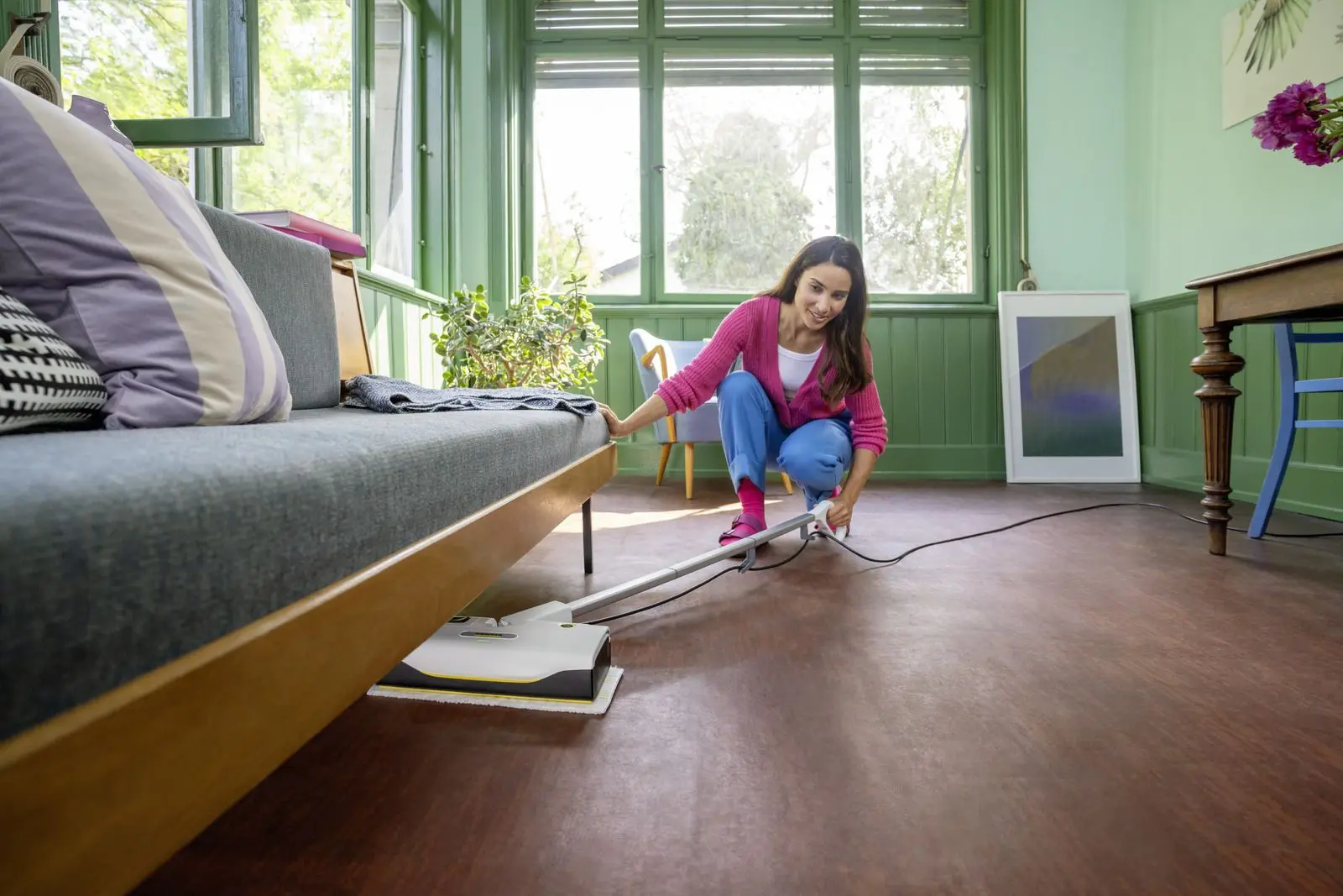 Mop cu aburi Karcher SC 1 Upright  (White/Gray)