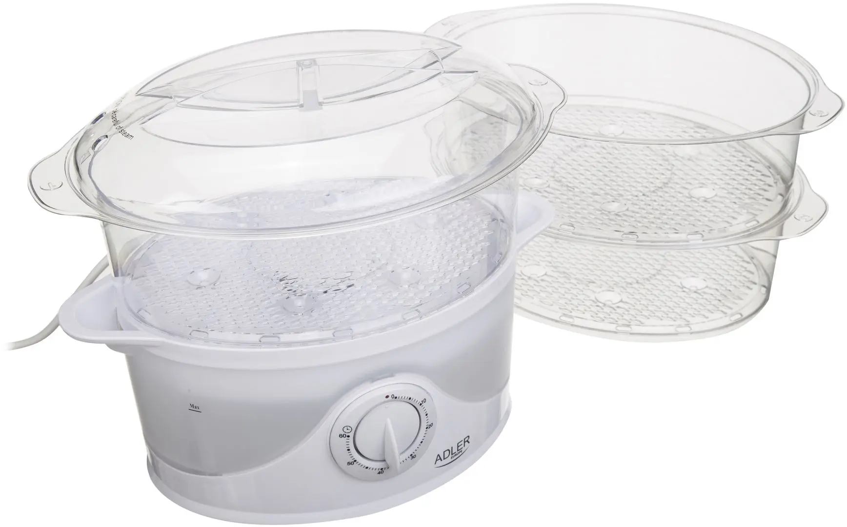 Пароварка Adler AD 633 (White)