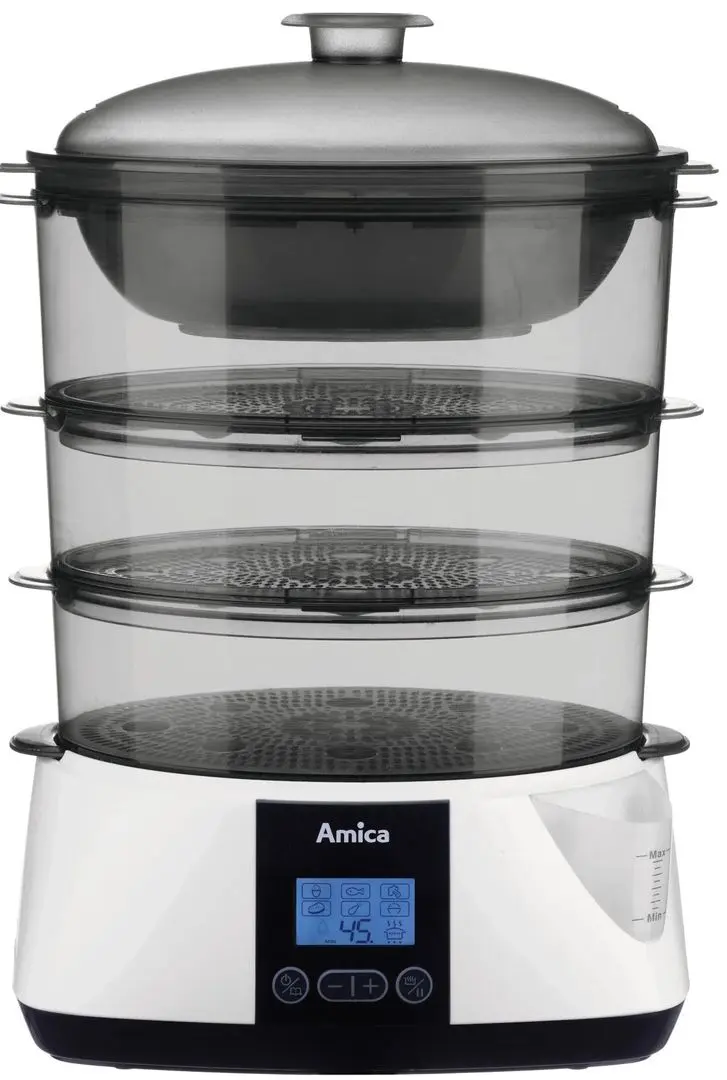 Пароварка Amica Lunaris PT3011 (White/Black)