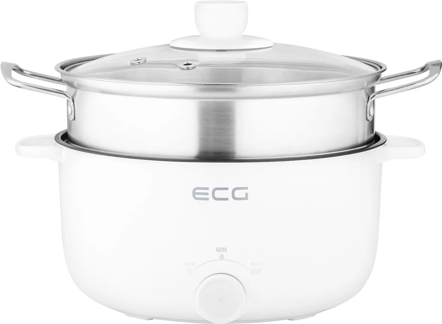 Пароварка ECG EH 1886 Double (White)