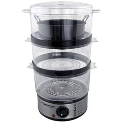 Aparat de gatit cu aburi Esperanza Steam Volcano EKG009 (Inox/Black)