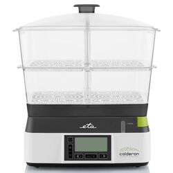 Aparat de gatit cu aburi ETA Calderon II 1134 90010 (Silver/White)