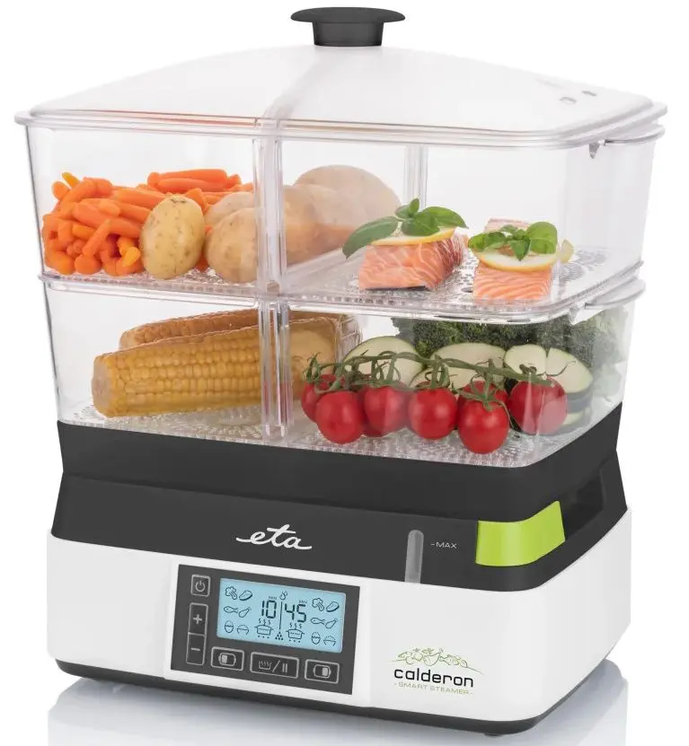 Пароварка ETA Calderon II 1134 90010 (White/Black)