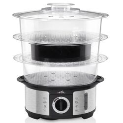 Aparat de gatit cu aburi ETA Steampot 0134 90000 (Inox/Black)