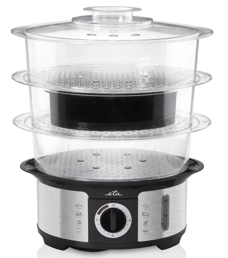 Aparat de gatit cu aburi ETA Steampot 0134 90000 (Inox/Black)