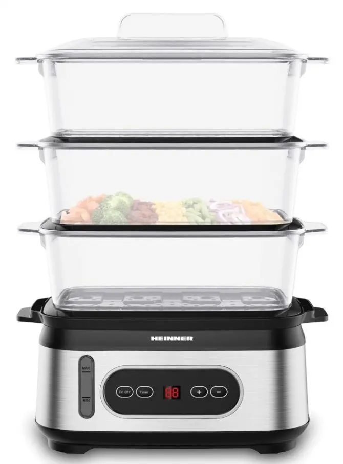 Пароварка Heinner One Steam HSA-D950SS (Silver/Black)