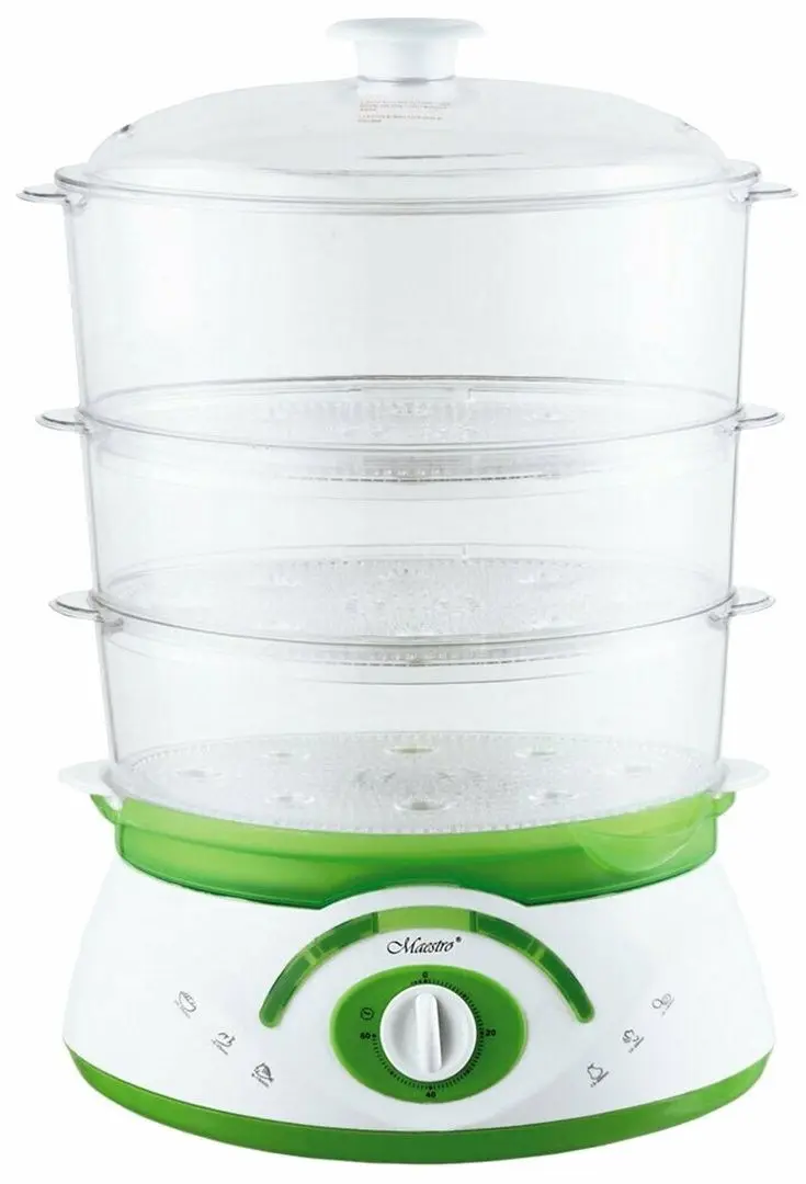 Пароварка Maestro MR-740 (White/Green)