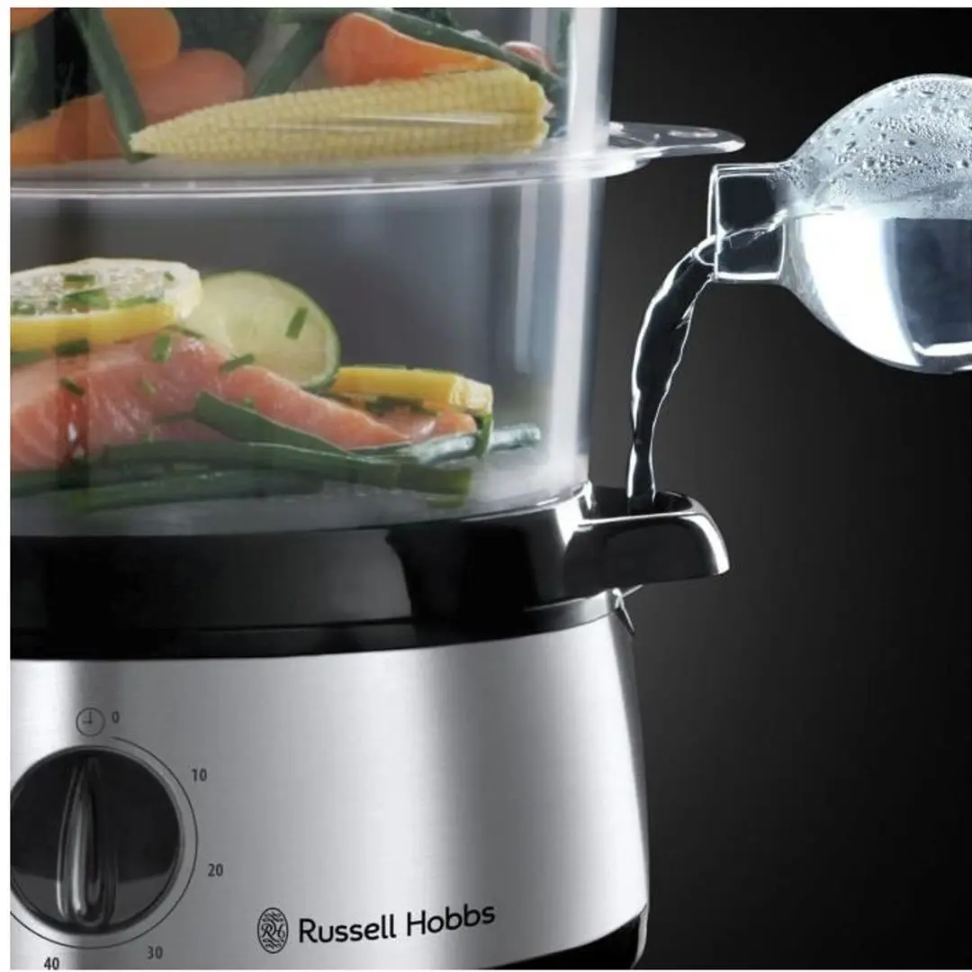 Пароварка Russell Hobbs Cook at Home 19270-56 (Black/Inox) - 3