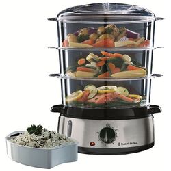 Пароварка Russell Hobbs Cook at Home 19270-56 (Black/Inox) Thumb