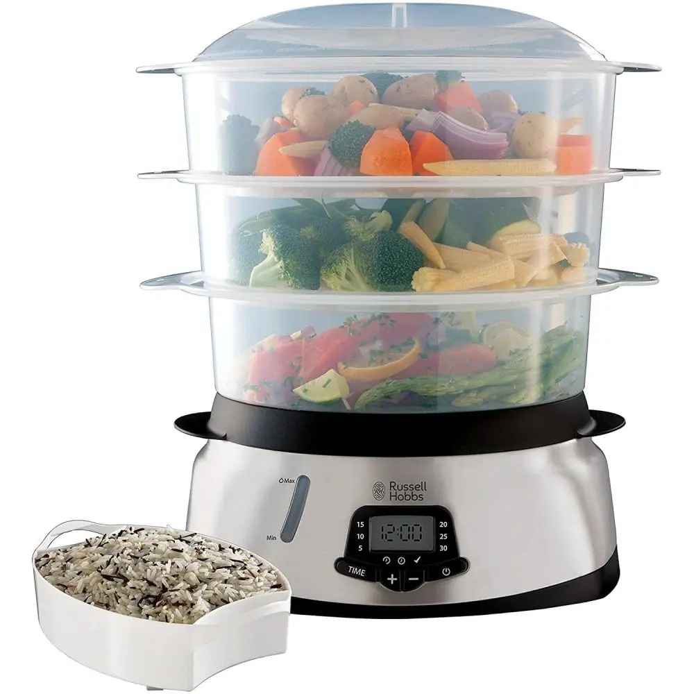 Пароварка Russell Hobbs Maxicook 23560-56 (Black/Inox) - 3