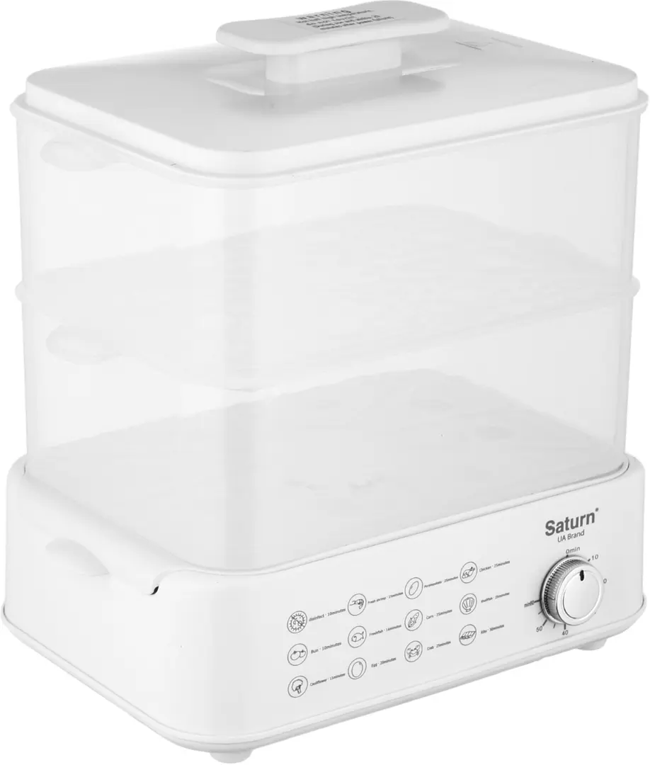 Aparat de gatit cu aburi Saturn ST-EC1187 (White)