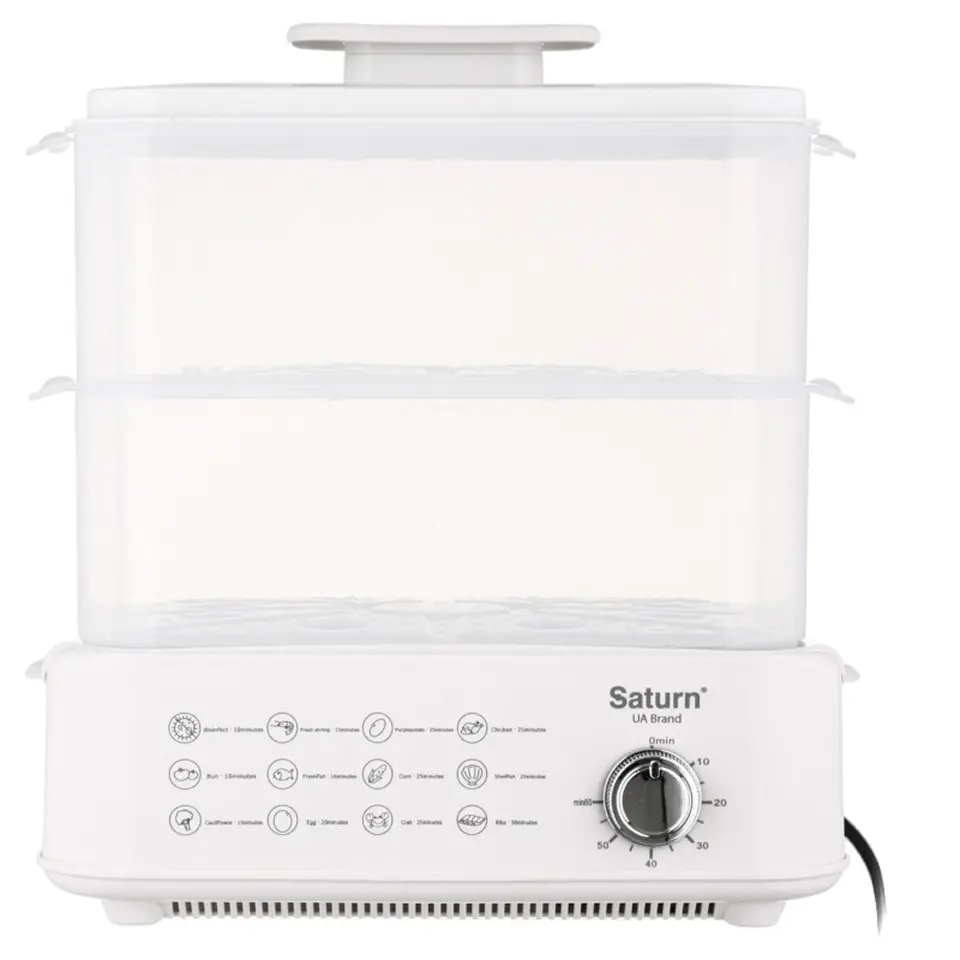 Aparat de gatit cu aburi Saturn ST-EC1187 (White)