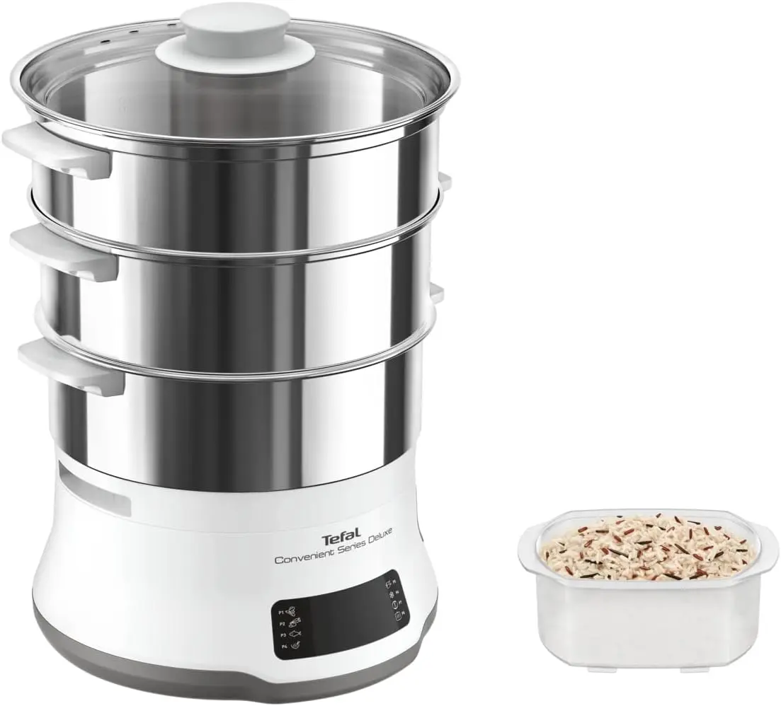 Пароварка Tefal Convenient VC502D10 (Inox/White)