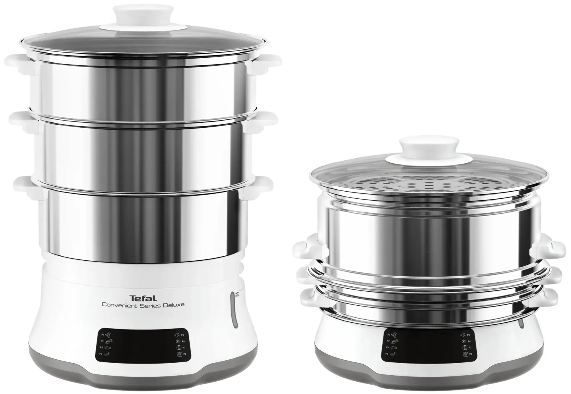 Пароварка Tefal Convenient VC502D10 (Inox/White)