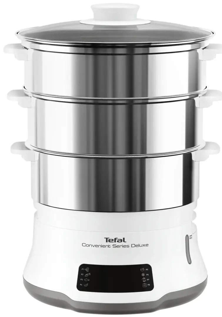 Пароварка Tefal Convenient VC502D10 (Inox/White)
