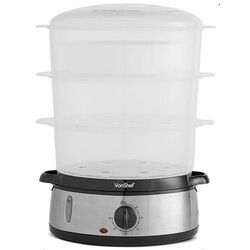 Aparat de gatit cu aburi VonShef 2000047 (Silver/Black)