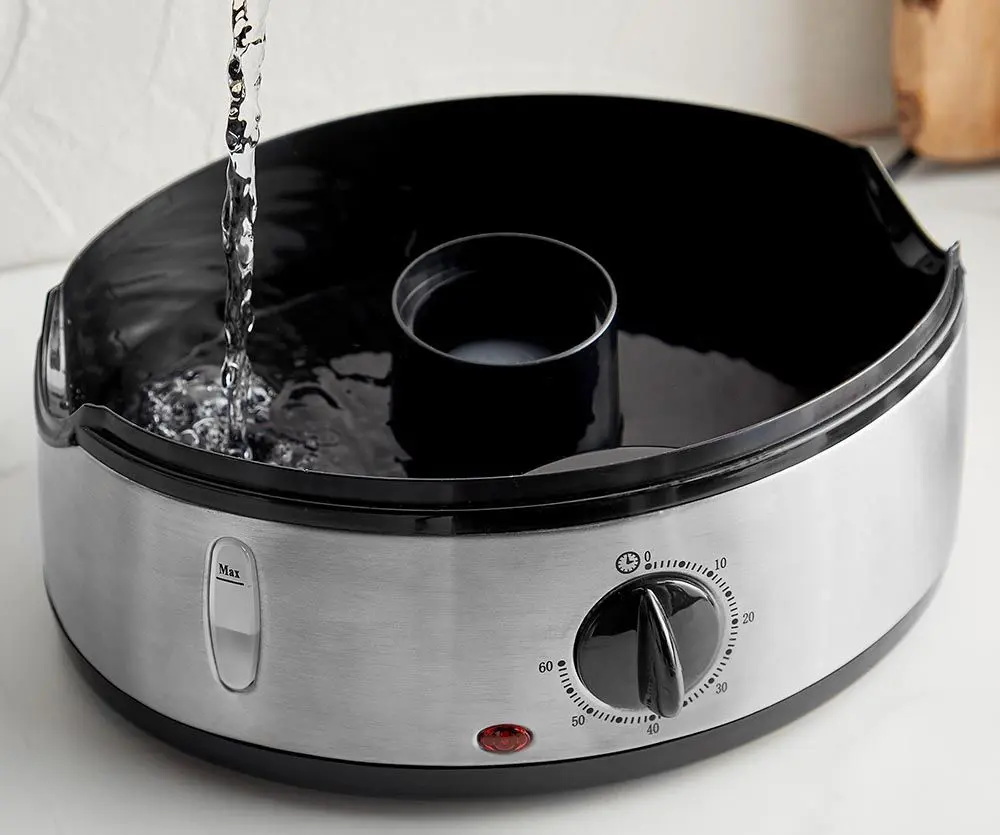 Пароварка VonShef 2000047 (Silver/Black)