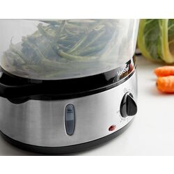 Пароварка VonShef 2000047 (Silver/Black) Thumb