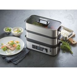 Пароварка WMF KITCHENminis 415090011 (Inox/Black) Thumb