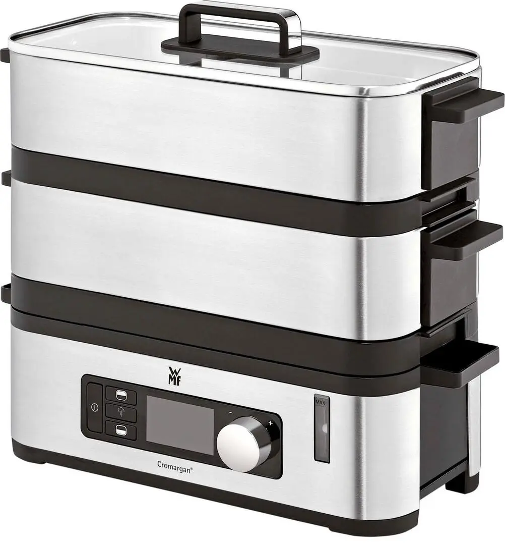 Пароварка WMF KITCHENminis 415090011 (Inox/Black)