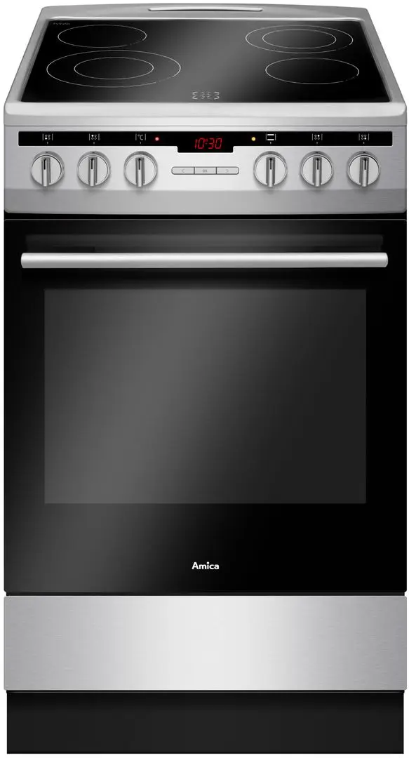 Электрическая плита Amica 500 Line 57CE3.315HTaQ(Xx) (Inox/Black)