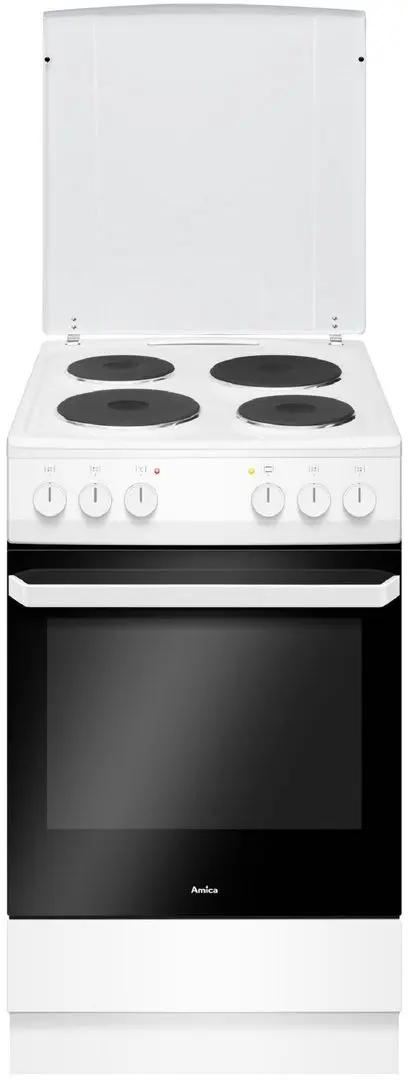 Электрическая плита Amica 500 Line 58EE1.20(W) (White/Black)